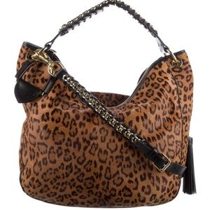 Ralph Lauren Purple Label Leopard Print Bag
